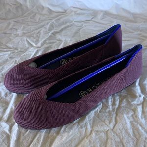 ROTHY’S The Flat Wine 7.5 Discontinued Color! Extra New Insoles Included!